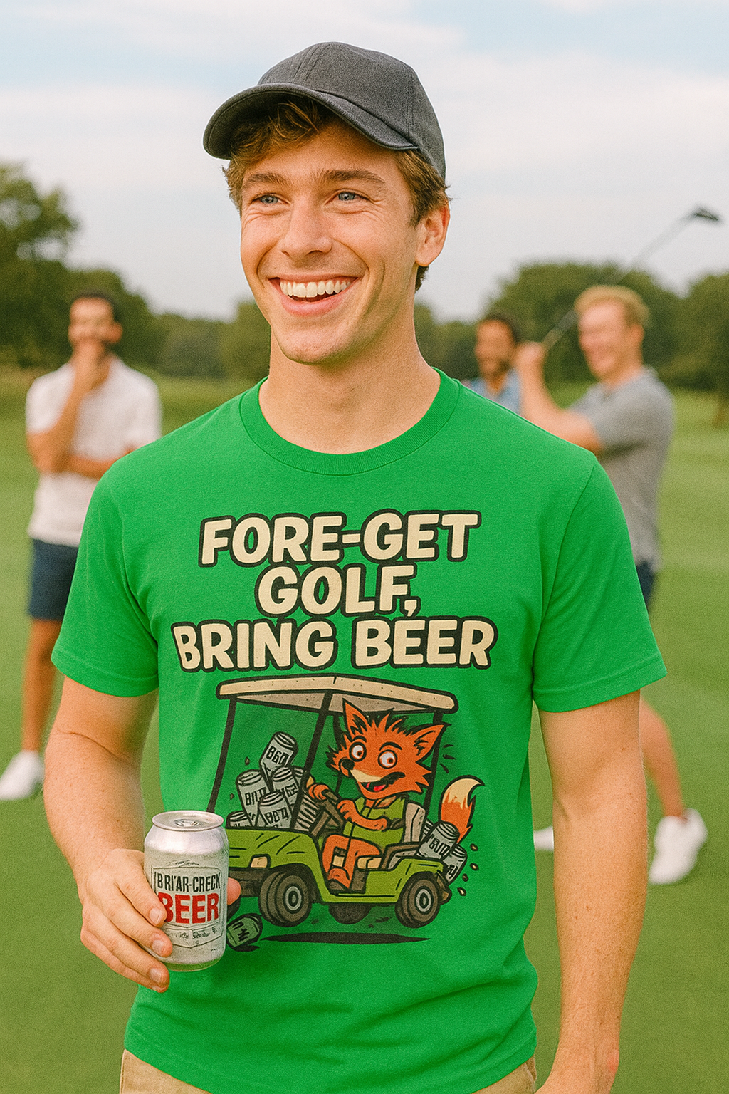 Fore-Get Golf Bring Beer T-Shirt | Beer Lover Gift