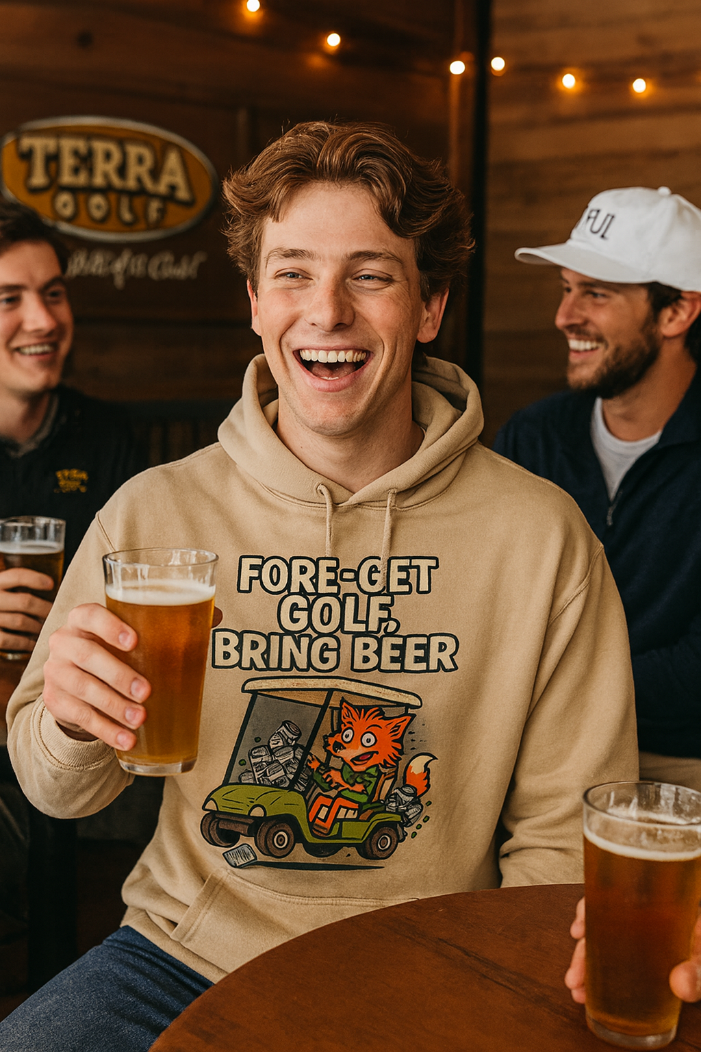 Fore-Get Golf Bring Beer Hoodie | Sarcastic Golf Gift