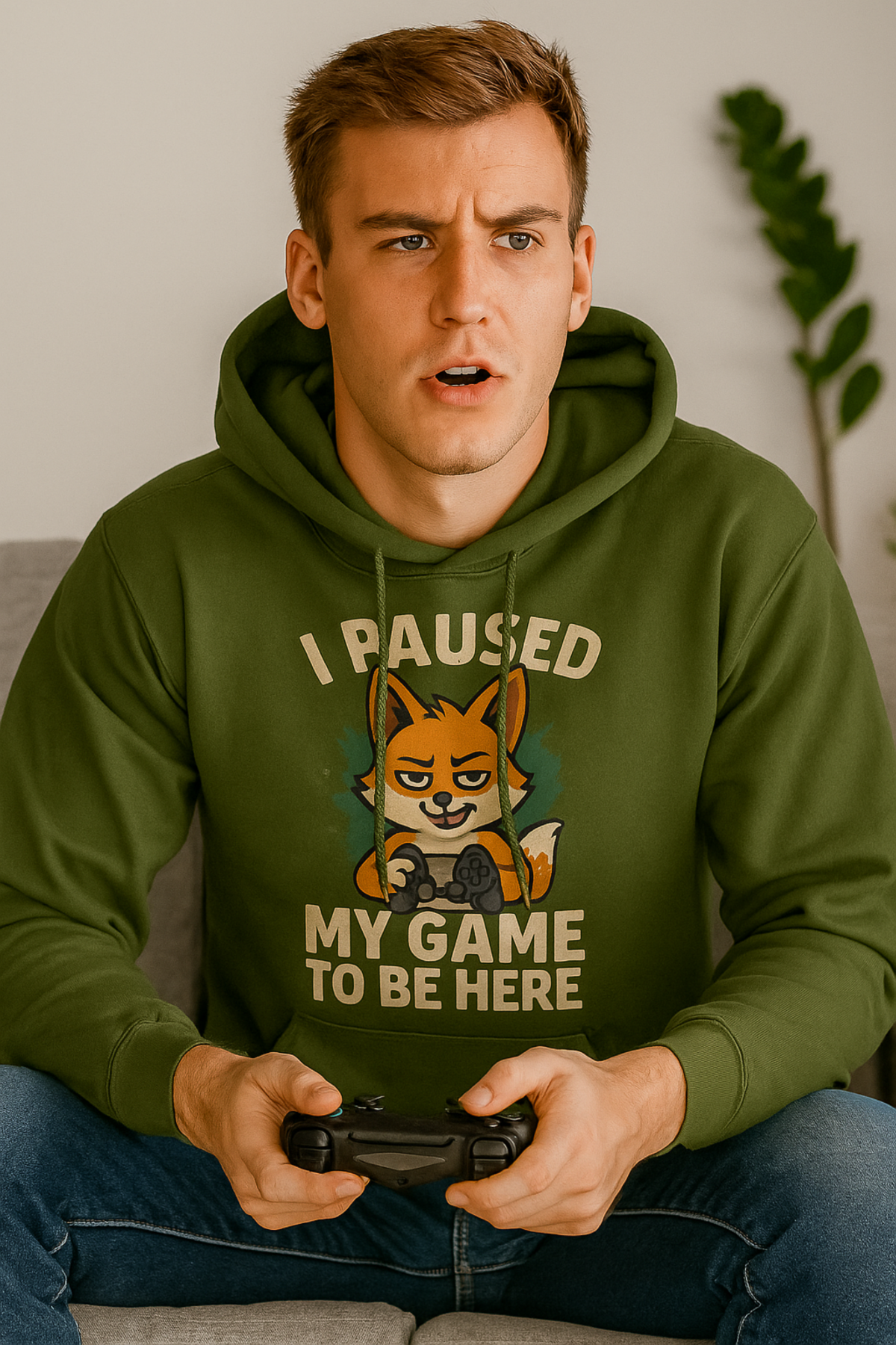 I Paused My Game to Be Here Hoodie | Funny Gamer Hoodie